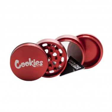 Grinder Santa Cruz Shredder X Cookies 4 part alu medium red Santa Cruz Shredder Grinders