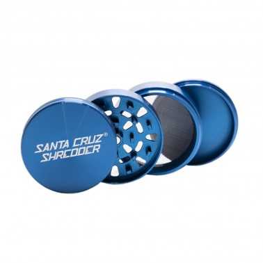 Grinder Santa Cruz Shredder 4 part alu large blue Santa Cruz Shredder Grinders