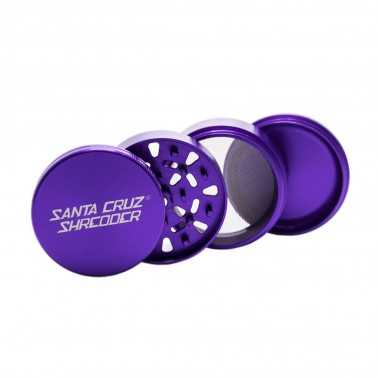 Grinder Santa Cruz Shredder 4 part alu large purple Santa Cruz Shredder Grinders