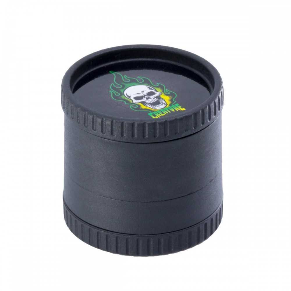 Grinder Santa Cruz Shredder X Creature 4 parti canapa nero Santa Cruz Shredder Smerigliatrici