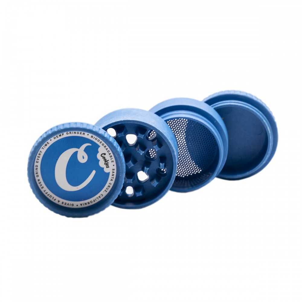 Macina Santa Cruz Shredder X Cookies 4 parti in canapa blu Santa Cruz Shredder Smerigliatrici