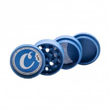 Grinder Santa Cruz Shredder X Cookies 4 part hemp blue Santa Cruz Shredder Grinders