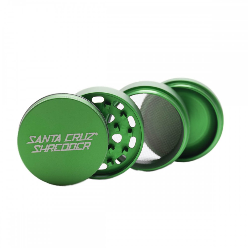 Grinder Santa Cruz Shredder 4 part alu Medium green Shredder Santa Cruz Shredder Grinders