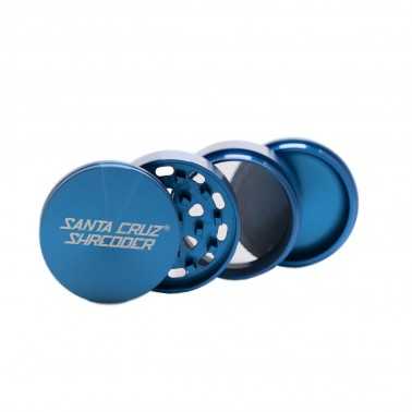 Grinder Santa Cruz Shredder 4 part alu Medium blue Santa Cruz Shredder Grinders