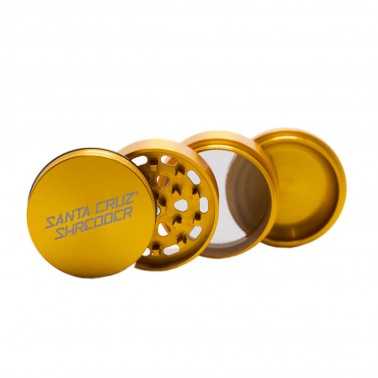 Grinder Santa Cruz Shredder 4 part alu Medium gold Santa Cruz Shredder Grinders