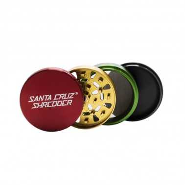 Grinder Santa Cruz Shredder 4 part alu large rasta Santa Cruz Shredder Grinders