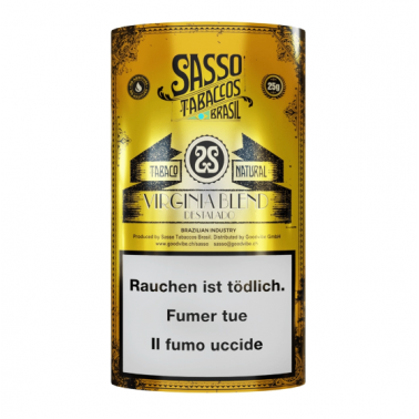 Tabak Sasso Virginia Natural 25g Sasso Produkte