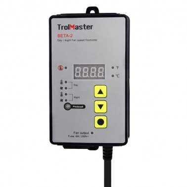 BETA-2 Trolmaster Regolatore digitale della velocità del ventilatore giorno/notte Trolmaster NEGOZIO DI CRESCITA