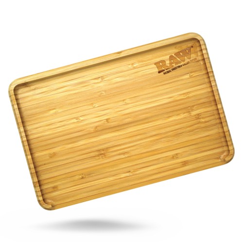 Wooden Spirit Box Raw + rolling tray RAW Rolling tray