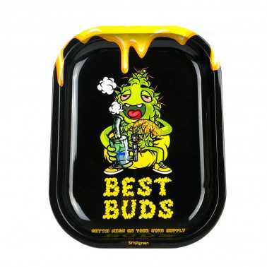 Best Buds Mini "Dab All Day" Drehscheibe Best Buds Tablett zum Rollen