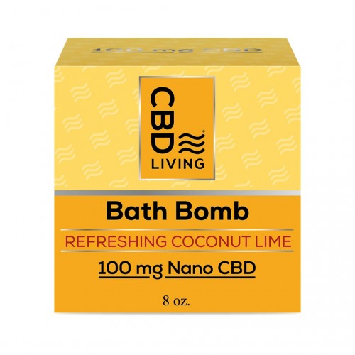 CBD Bath Bomb coconut lame CBD Living Produkte