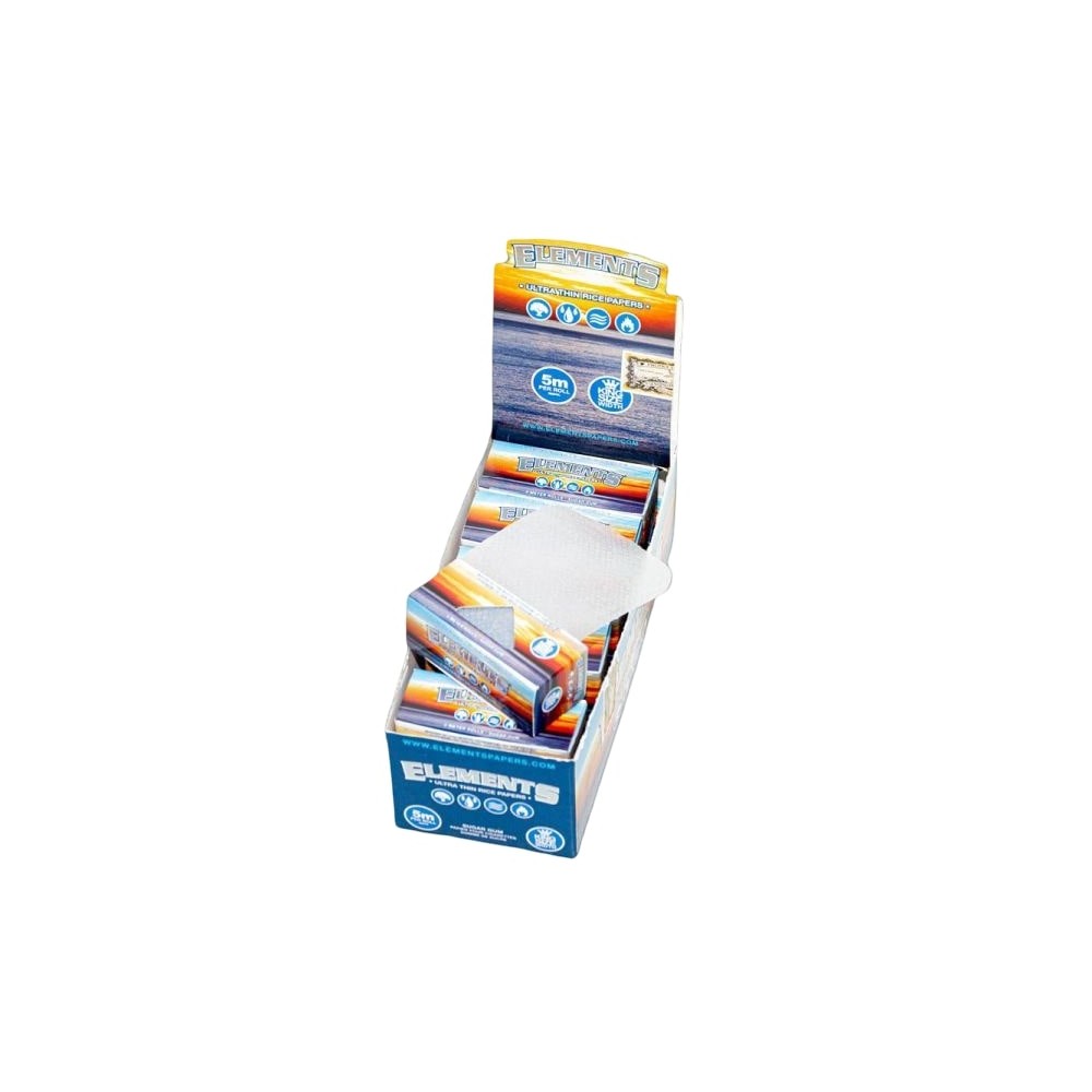 Elements Blue Rolls King Size Width Box Elements Papers Products