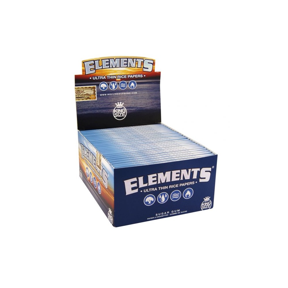 Elements King Size Papier/Box Elements Papers Produits