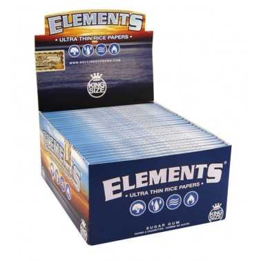 Elements King Size Papier/Box Elements Papers Produits