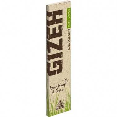 Rolling Paper GIZEH Bio-Hanf King Size Slim Gizeh Blatt zum Rollen
