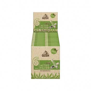 Activated carbon filter Gizeh Hemp Bio 6 mm (Carton) Gizeh Filters