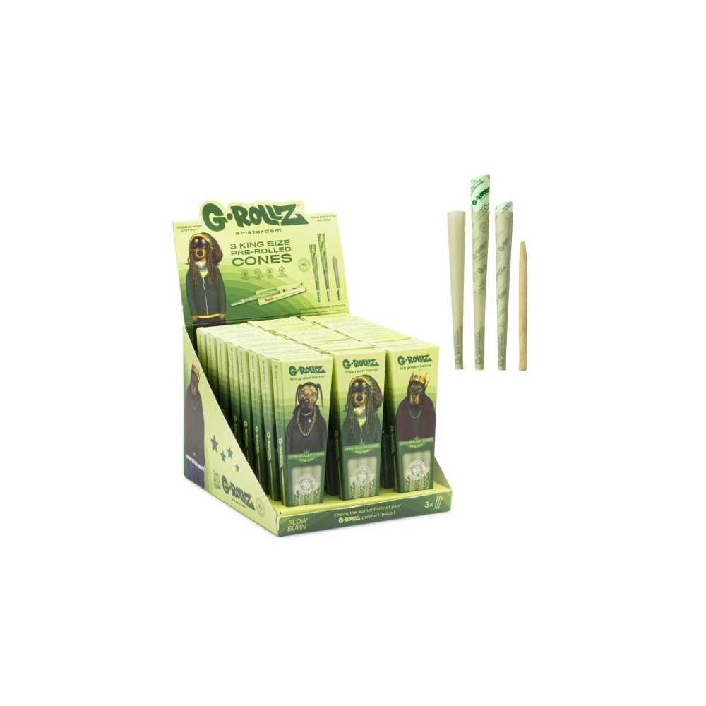 G-ROLLZ PREROLLED CONES DOGGOS KingSize G-Rollz Products