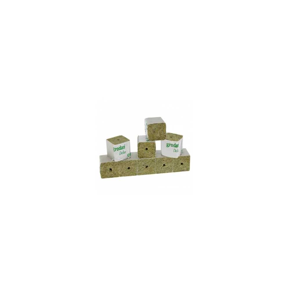 Cube de laine de roche Grodan 40 x 40 x 40 mm Grodan Produits