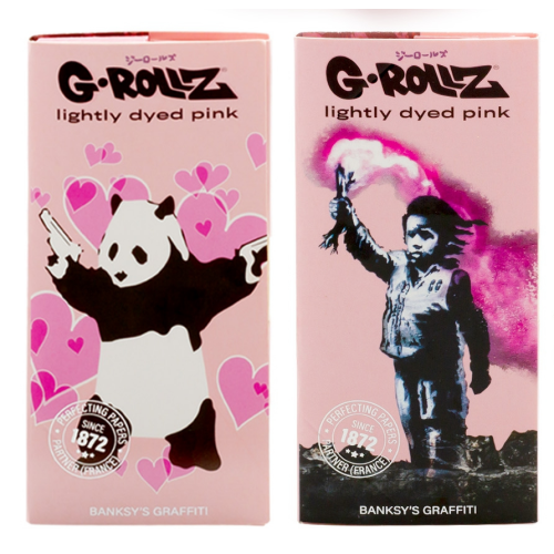 G-Rollz Banksy’s Graffiti Pink + Tray G-Rollz Produits