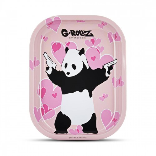 Mini vassoio rotante G-Rollz Il Panda di Banksy G-Rollz Prodotti