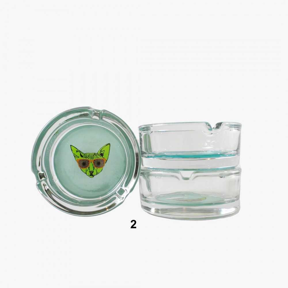 Aschenbecher Ugly House "Smoke Meowt Ugly House Aschenbecher