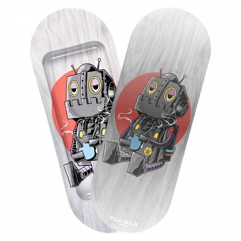 Vassoio rotante + coperchio Pulsar SK8Tray 3D Coperchio "Dope Bot Pulsar Vassoio di rotolamento
