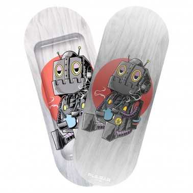 Rolling Tray + Deckel Pulsar SK8Tray 3D Lid "Dope Bot" Pulsar Tablett zum Rollen