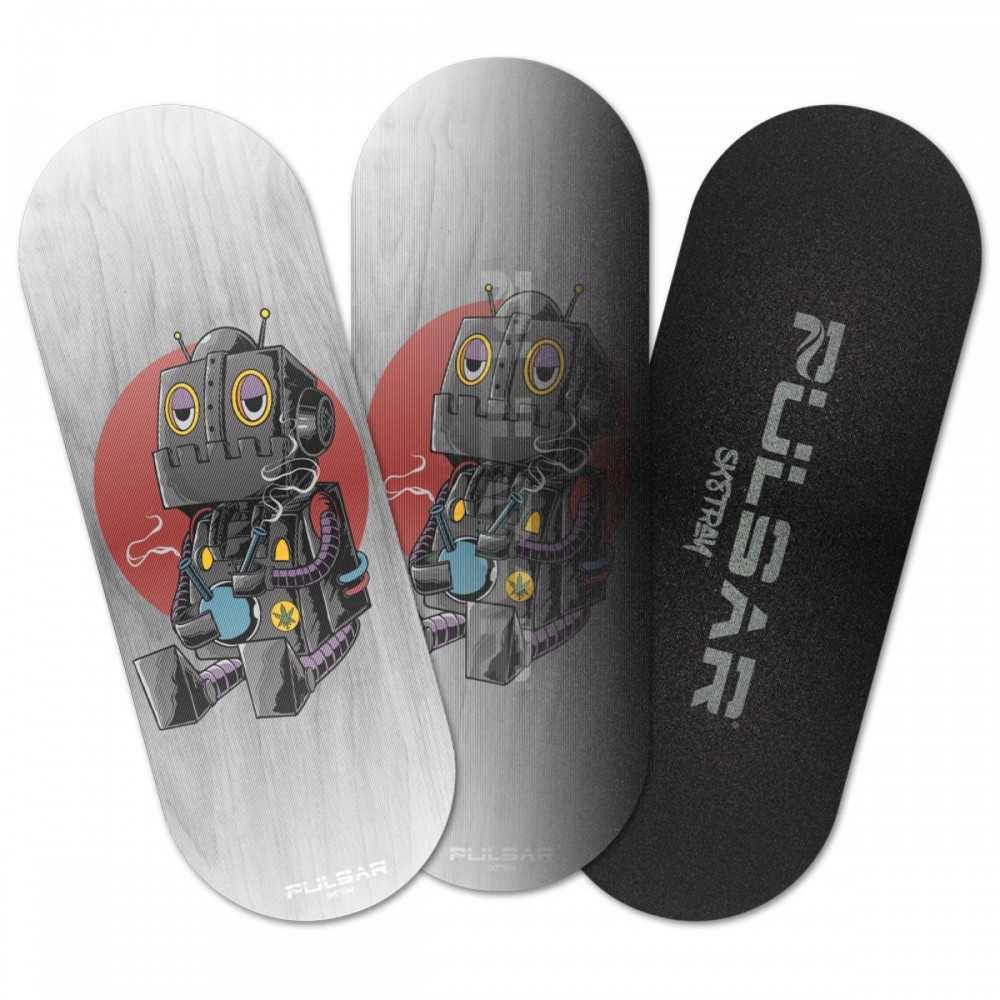 Rolling tray + lid Pulsar SK8Tray 3D Lid "Dope Bot Pulsar Rolling tray
