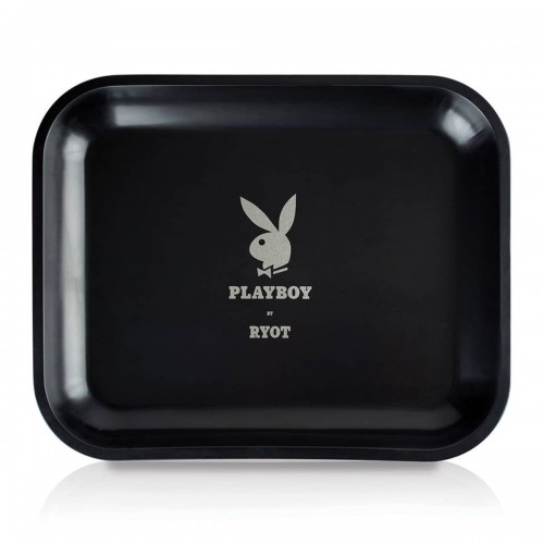 Playboy X rolling tray Ryot L "Silver Bunny" Ryot Rolling tray