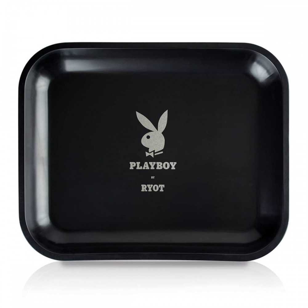 Vassoio porta rotoli Playboy L "Silver Bunny Ryot Vassoio di rotolamento