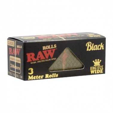 Rotoli grezzi neri King Size 3m RAW Prodotti