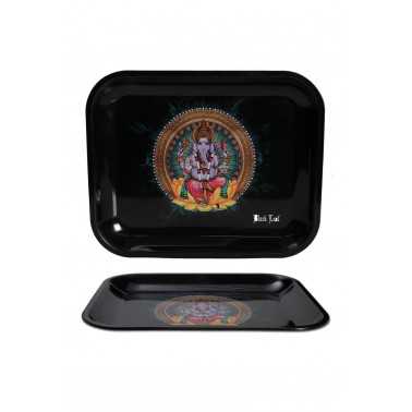 Tablett zum Rollen Black Leaf "Ganesha" L Black Leaf Tablett zum Rollen