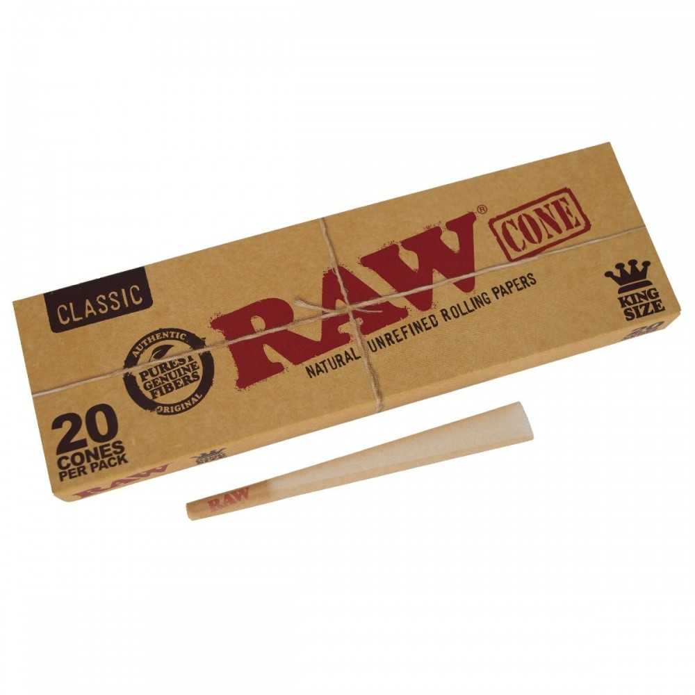 Raw Black 20 cones King Size pre-rolled RAW Products
