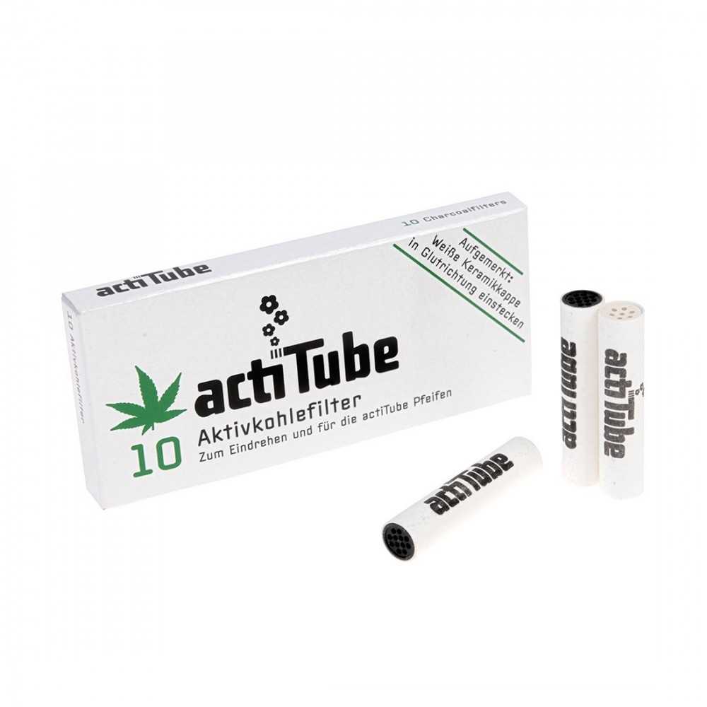 Filter Actitube 8mm 10 Stück Actitube Filter (Aktivkohle, Pappe, Zellulose und andere)