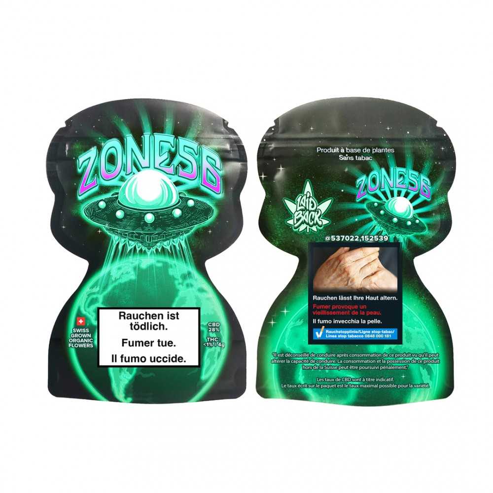 CBD Laid Back Flowers "Zone 56" Indoor 4g Laid Back Fiori e hashish di CBD