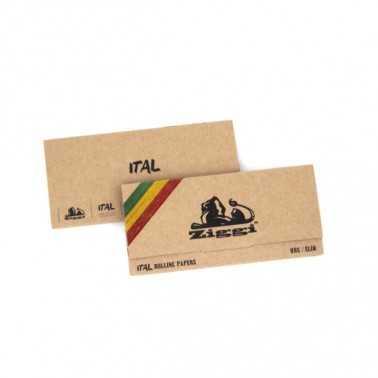 Ziggi Paper ITAL Brown King Size Slim + Tips Ziggi Blatt zum Rollen