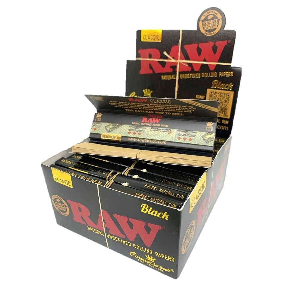 Raw Slim Connoisseur + Tips RAW Rolling sheet