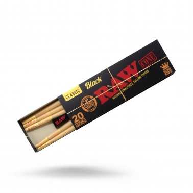 Raw 20 Cone Black King Size pre-rollata RAW Prodotti