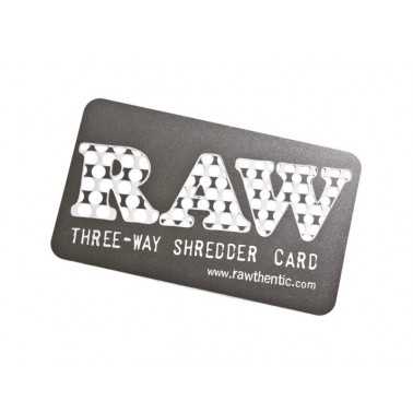 Grinder Card Super Shredder RAW Black Leaf  Grinders