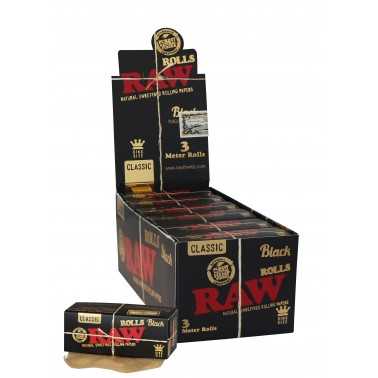 Carton Rolls Raw Black King Size 3m RAW Produits