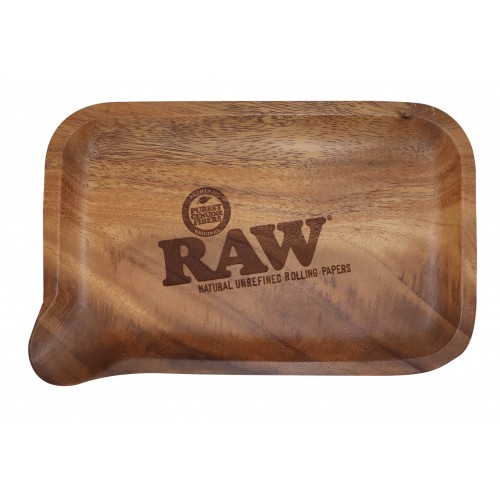Raw wooden rolling tray Small NEW