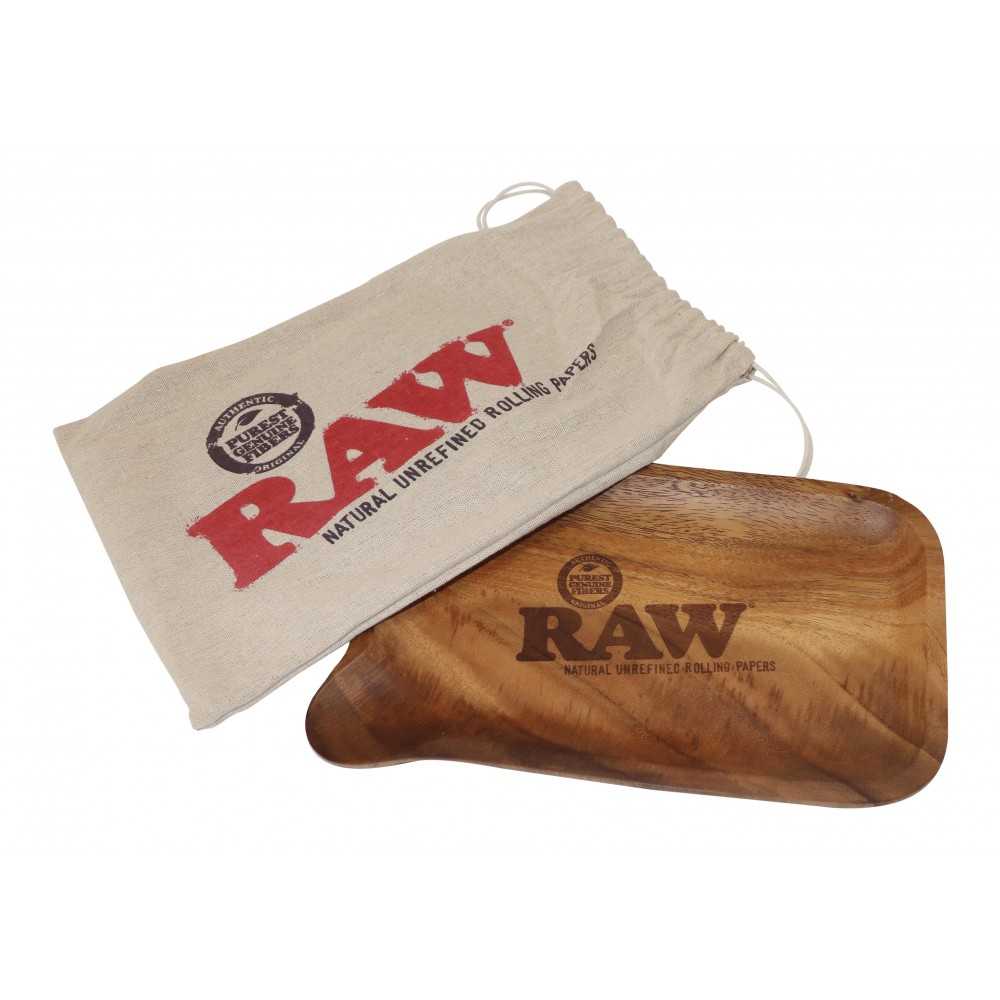 Raw Holz-Rollbrett Klein NEU RAW Tablett zum Rollen
