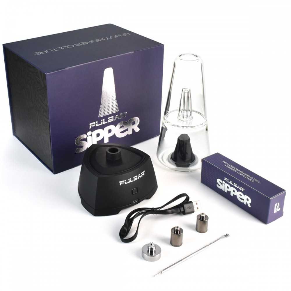 Pulsar Sipper Dual Use Concentrate or 510 Cartridge Vaporizerm1500mAh Pulsar Produits