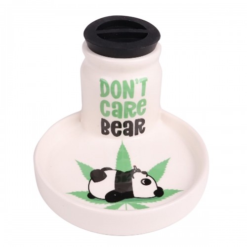 Ashtray and box 2 in 1 "Don't Care Bear"