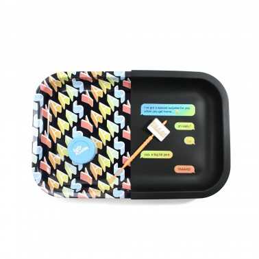 dab Kit Vassoio di rotolamento della casa brutta "Yaaas Ugly House Vassoio di rotolamento