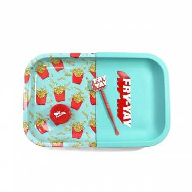 dab Kit Ugly house "Fry Yay" rolling tray Ugly House Rolling tray