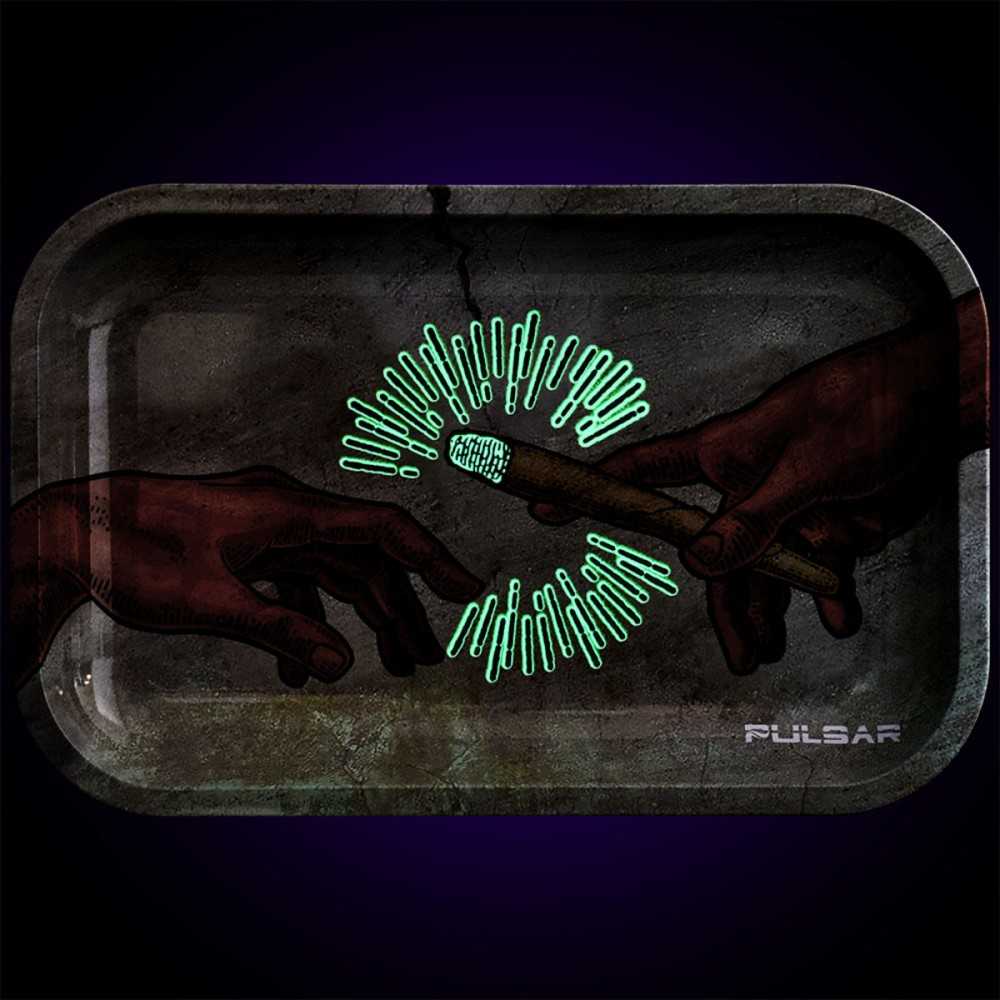 Creation of Passage" Glow in the dark rolling tray Pulsar Rolling tray