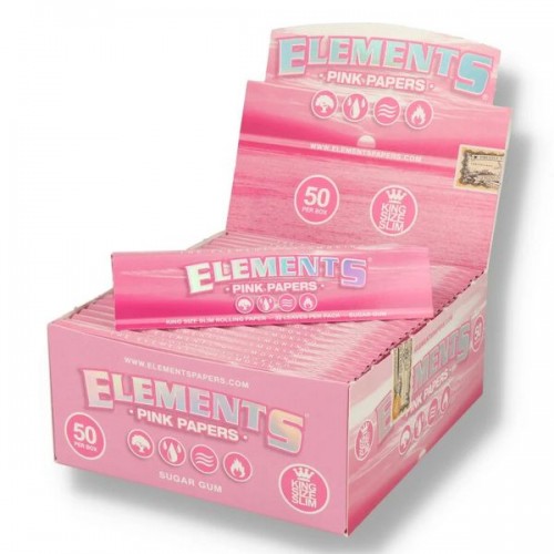 Karton Elements King Size Papers Pink