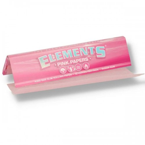 Elements King Size Papers Rosa