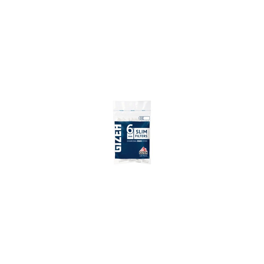 Filtre Slim avec charbon actif 6mm Gizeh Produits